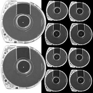 PSP 1000 2000 3000용 UMD 게임 디스크 보관 케이스 크리스탈 클리어 쉘 10개 교체