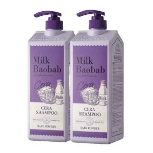 밀크바오밥 세라 샴푸 베이비파우더 1200ml 2개