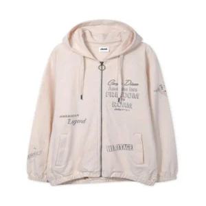 Jeep 여성용 그래픽 디자인 후드집업 JM3TZF031