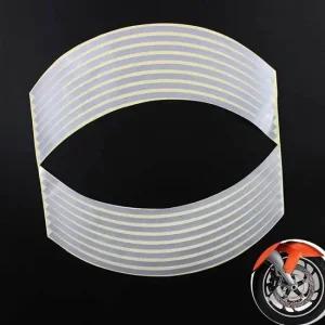 바퀴 인 유광 스티커 실버 야간안전 차량용 탈부착 차량용 야간안전 휠