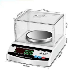 초정밀 전자 저울 상업용 실험실 무게 톤백 계근대 (충전식모델)300g-정밀0.01g