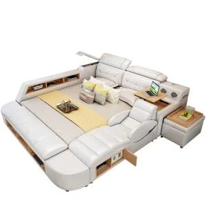 더블 침대 마사지 신혼 수납형 서랍 부부 매트리스 1500mmx1900mm 매트리스