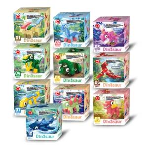 오로라 다이노소어 공룡 블럭 1세트(10개입)