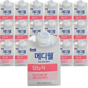 메디웰 당뇨식 200ml 30팩 균형영양식 식사대용 선물용 어르신간식 고단백 식이섬유
