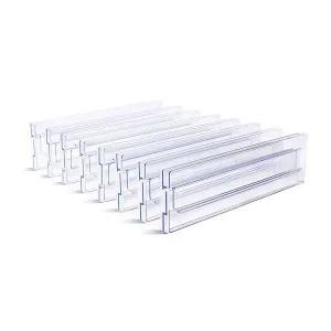 정리함 서랍 길이조절 수납 칸막이 투명