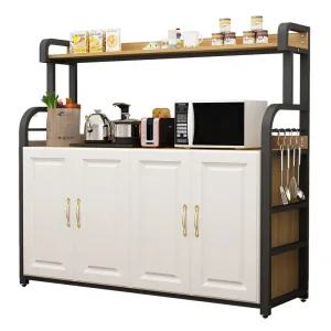 주방수납장 부엌 정리함 그릇 장식장 가전제품 보관