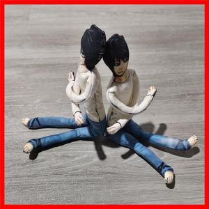 애니메이션 데스 노트 L · Lawliet 코스프레 인형 봉제 인형 다리미 와이어 조인트 유연한 패션 방 장식