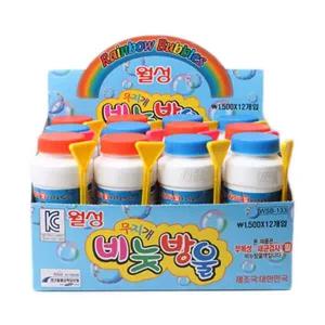 월성 무지개 비누방울액 180mlX12 비눗방울 리필 용액