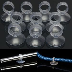 수족관 어항 흡입 컵 홀더 수리용 공기 라인 튜브 호스 펌프용 10개