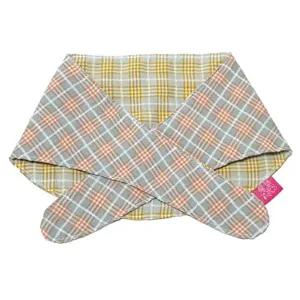강아지 양면 체크 스카프 1P 애견 케이프 반다나 패션 애견빕