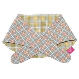 [콩심팥심]강아지 양면 체크 스카프 1P 애견 케이프 반다나 패션 애견빕