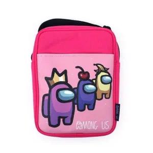 고품질 키즈나라_어몽어스 사각 크로스 핑크 삼총사 아동크로스백 (W83ECBE)