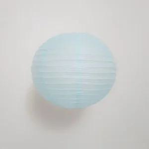 고품질 종이등 모빌장식 30cm 라이트 블루 한지등갓 등만들기 (WCEF8E4)