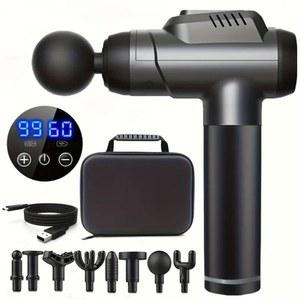 전기마사지기 1pc Fascia Gun 접이식 프로 바디건 전동 percussion