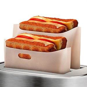 12개 논스틱 토스터 백 재사용 가능 - 6.7