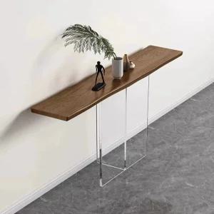 폭좁은 틈새 콘솔 테이블 거실 감성 엔틱 복도 얇은 폭좁은콘솔 장식장 블랙 수납장