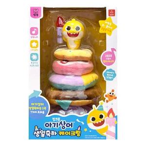 오로라월드-핑크퐁 아기상어 생일축하 케이크링