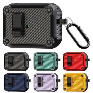 에어팟 프로3세대 마그네틱 락 잠금 버튼 키링 아머 케이스