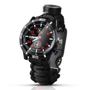 나침반시계 등산 손목 나침반 시계 서바이벌 생존시계 M12502