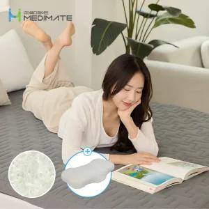 메디메이트 울트라코어 에어밸런스 토퍼 매트리스 7cm 허리편한 단단한 3단 침대 바닥 수면매트