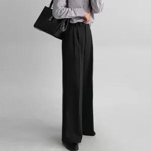 [에이와비] [150.160ver] 핀턱기모와이드롱슬랙스 -키작녀/기장선택/직장인/하객룩추천/3color/3size