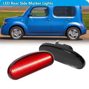 화물차차폭등 사이드등 닛산 큐브 2009 2010 2011 2012 2013 2014 자동차 레드 LED 리어 범퍼 사이드 마커