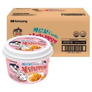 삼양식품 까르보 불닭 납작당면 12입