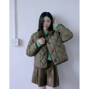 [ZOOC](김해점)[주크] 디테쳐블 카라 퀼팅 구스 점퍼 Z254PSG182