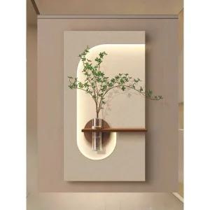 led조명액자 무선 충전식 카페 조화 벽걸이 꽃병 거실 화분