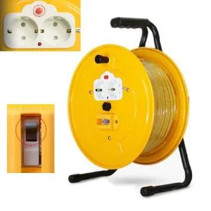 과열방지 접지 과부하 차단 전기연장 전선릴 45m 리드선 전기선 안전작업 전기안전