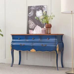 엘레강스 빈티지 1200 서랍 화장대 콘솔 거실 인테리어 테이블 BTL02