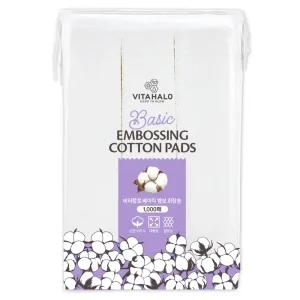 비타할로 무형광 엠보싱 순면 화장솜 대용량 1000개입 1개