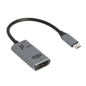 파워랜 PL100 C타입 to HDMI 1.4 컨버터 4K 30hz PL-UCH01 USB젠더 디스플레이 네트워크장비 USB USB연결