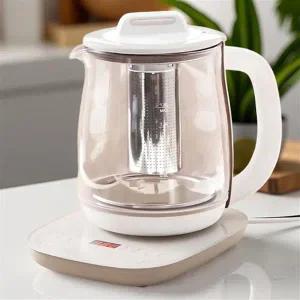 열탕기 전기 차탕기 물 끓이는 홍삼 달임기 가정용 강화 유리 약탕기 1.8L