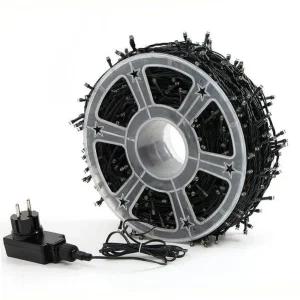 대형트리 1000구 LED 점멸 웜색 와이어전구 100M 크리스마스야외장식