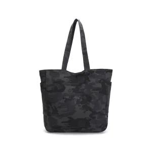 [롯데백화점]캉골 소호 에코백 0060 카모블랙  KSEBEB00600