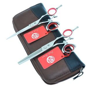 퍼플 드래곤 스위블 엄지 미용 가위 전문 살롱 가위 이발 가위 A0118B 5.5 인치 6 인치