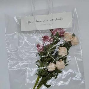 [골드스마일]비닐투명백 꽃다발 포장봉투 대형