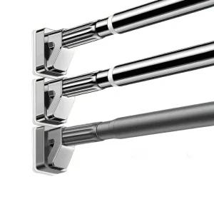 빨래봉 무타공 베란다건조대 걸이 커튼봉 이불 세탁실 원룸 압축봉 행거 천정