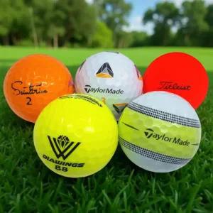 에이밍 로스트볼 아울렛 브랜드 혼합 A급 고퀄리티 골프공 연습용 40개입