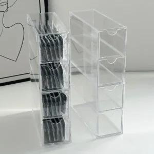 대용량 투명 렌즈 보관함 서랍형 수납함 분리형