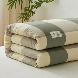 목화솜요 면화이불솜 이불커버세트 겨울 파란 패드 파랑