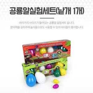 공룡알실험 6p 세트 어린이 공룡알장난감 부화 키우기