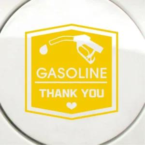 혼유사고방지 자동차 주유구 스티커 첫차선물 휘발유 30대남성 차량용데칼 셀프튜닝