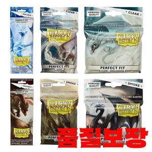 Dragon Shield 100CT 측면 로딩 클리어/스모크 완벽한 맞춤 카드 슬리브 Pkm 디지몬 게임 용 매직 수호자