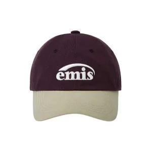 EMIS 이미스 NEW LOGO MIX BALL CAP(RENEWAL)-BEIGE/WINE 544124