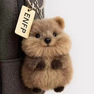해피쿼카키링 쿼카인형 동물인형 패션잡화 캐릭터키링 키링링 동물키링 러블리 귀여운키링 가방고