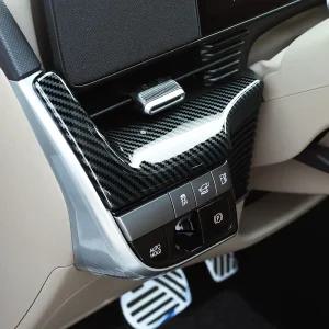 더뉴 아이오닉5 대쉬보드 프레임 커버 카본 우드 몰딩 차량용품