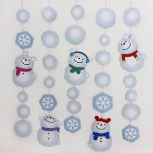 [완제품] 겨울환경판 어린이집 유치원 교실 환경판 꾸미기 게시판 구성 펑펑 눈사람 겨울 모빌