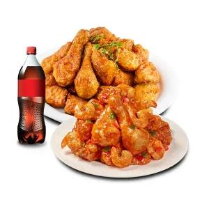 (호식이두마리) 간장치킨+깐쇼킹치킨+콜라500ml